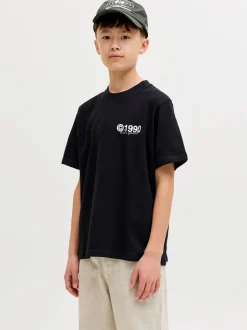 Jack & Jones Junior Mineral Photo Back T-shirt, , 152 cm Black