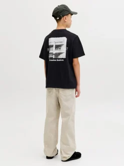 Jack & Jones Junior Mineral Photo Back T-shirt, , 152 cm Black
