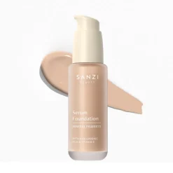 Online Sanzi Beauty Minerals Pigments Serum Foundation, 04 Medium Cool Rosy