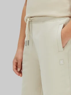 Best Calvin Klein Mini Badge Shorts, , 164 cm Oatmeal