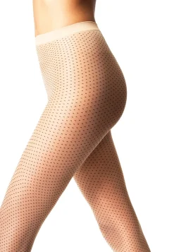 New Wolford Mini Dot Tights, , M Fairly Light/Black