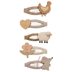 Mimi & Lula Mini Farm Animal Enchanted 5-pak Hårspænder*Børn Hårpynt