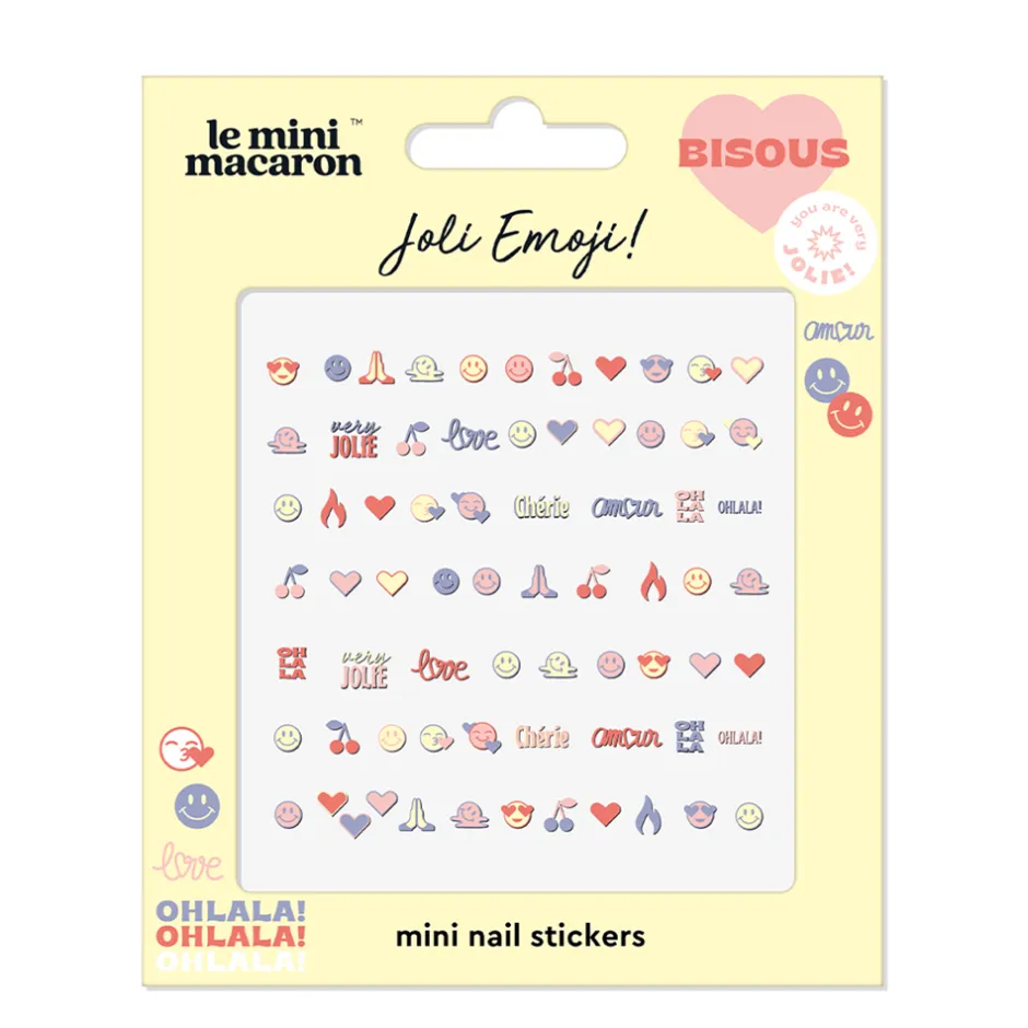 Le Mini Macaron Mini Nail Art Stickers,* Negle