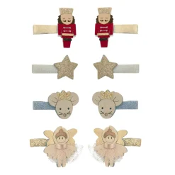 Best Mimi & Lula Mini Nutcracker Christmas 8 Hårclips