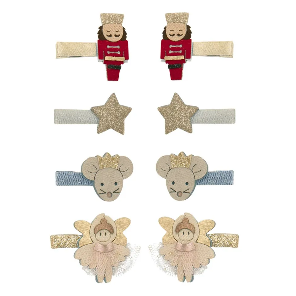 Best Mimi & Lula Mini Nutcracker Christmas 8 Hårclips