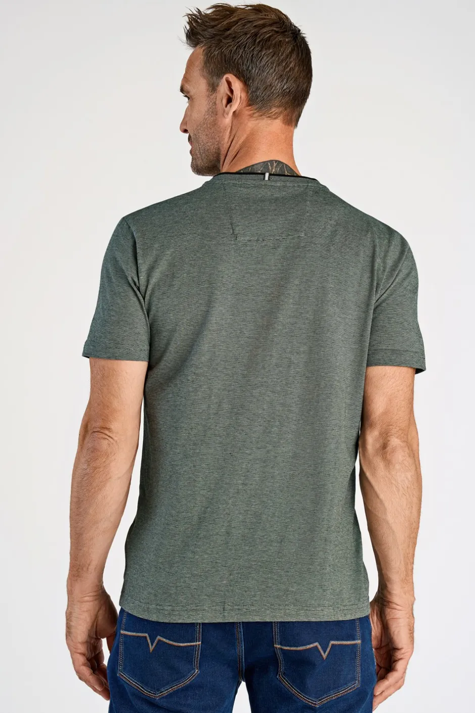Bison Mini Striped O-Neck T-shirt, , L* T-Shirts & Poloer