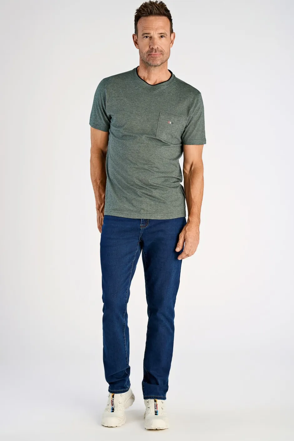 Bison Mini Striped O-Neck T-shirt, , L* T-Shirts & Poloer