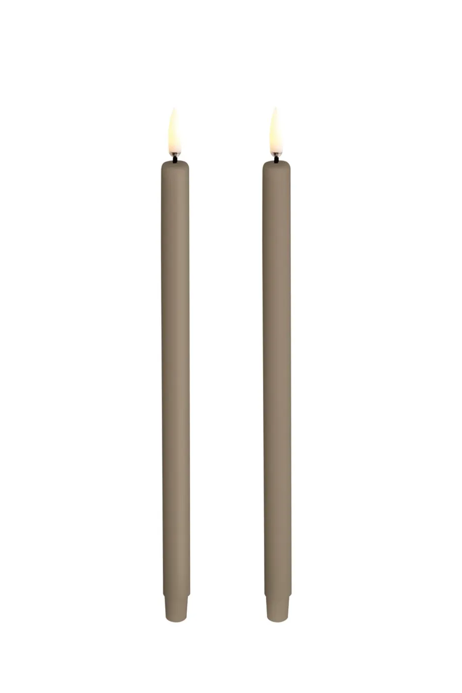Clearance Uyuni Mini Taper 2-pak LED-Lys, White Sandstone