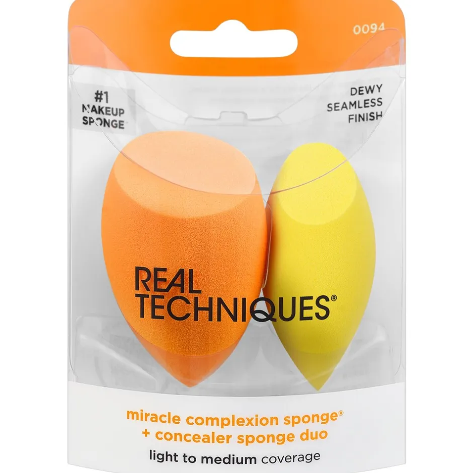 Real Techniques Miracle Complexion + Concealer Duo Pak* Makeupsvampe