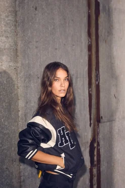 Online Haute L’Amitié Mix Bomber Jakke, , M Black