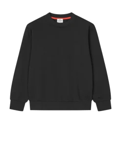 Clearance Mads Nørgaard Mix Sweat Sonar Sweatshirt, , 14 år Jet Black