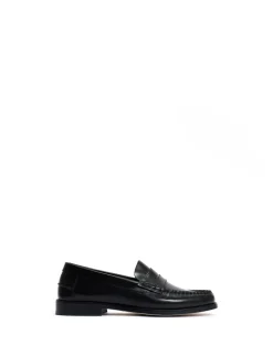 New Dico Copenhagen Moccasin Penny Loafers, , 37 Black