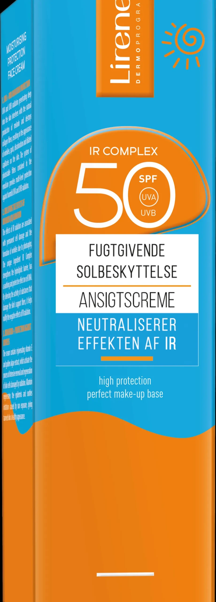 Online Lirene Moisturising Protection Face Cream, , 40 ml SPF 50