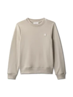 Clearance Calvin Klein Mono Mini Badge Sweatshirt, , 164 cm Ancient Marble