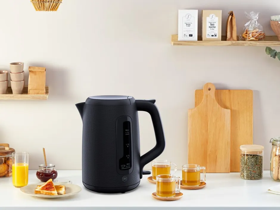 New OBH Nordica Morning Elkedel, , 1,7 L Matte Black