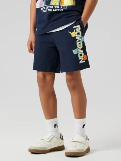 Sale Name It Mos Pokemon Sweat Shorts, , 146 cm Navy Blazer