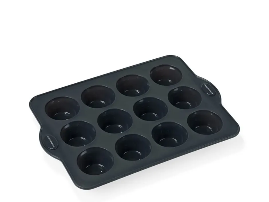 Blomsterbergs Muffinform, Silikone, 12 huller* Bagning