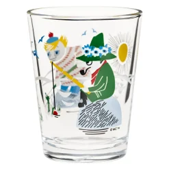 Clearance Moomin Arabia Mumi Drikkeglas, , 22 cl Fishing