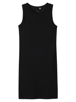 Hot Name It Nakal Slim Kjole, , 140 cm Black