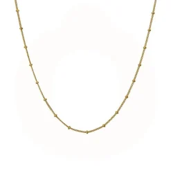 Outlet Maanesten Nala Halskæde, , 41 cm Guld