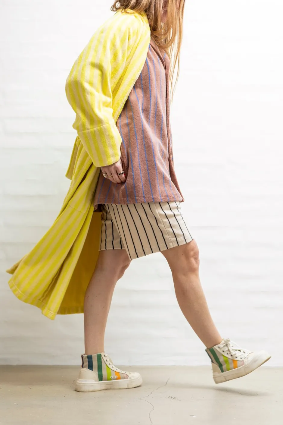 Bongusta Naram Badekåbe, , S/M Pristine/Neon Yellow