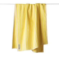 Bongusta Naram Håndklæde, Pristine & Neon Yellow, 70x140 cm* Håndklæder & Vaskeklude