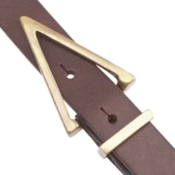Online Depeche Narrow Bælte, , 95 cm Dark Brown