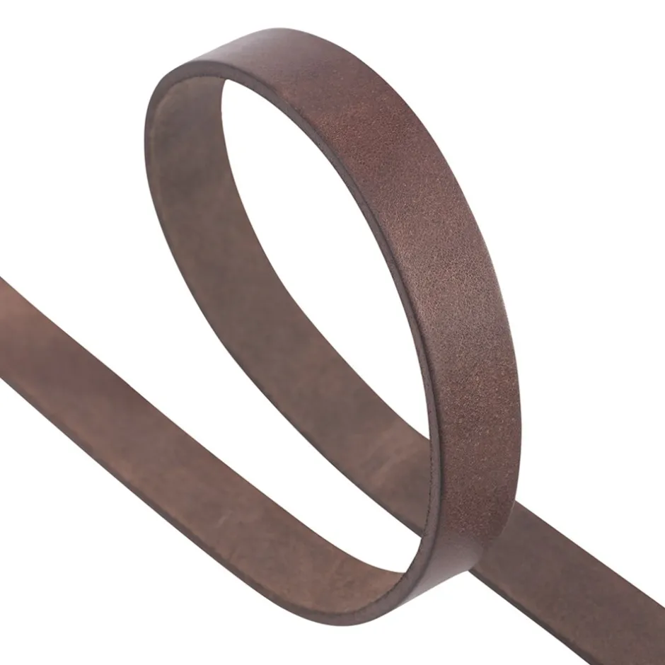 Online Depeche Narrow Bælte, , 95 cm Dark Brown