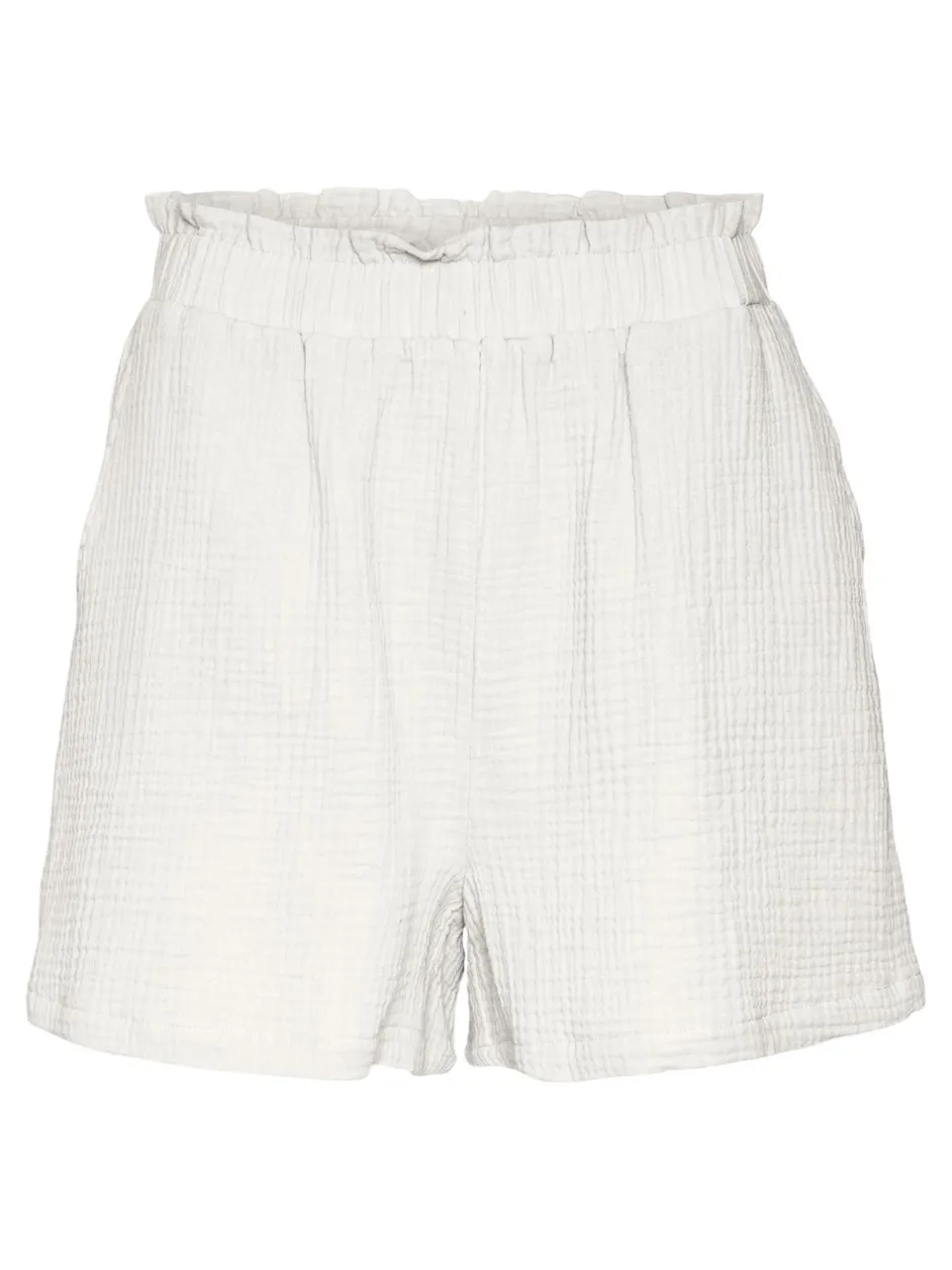 Discount Vero Moda Natali Højtaljede Shorts, , M Snow White