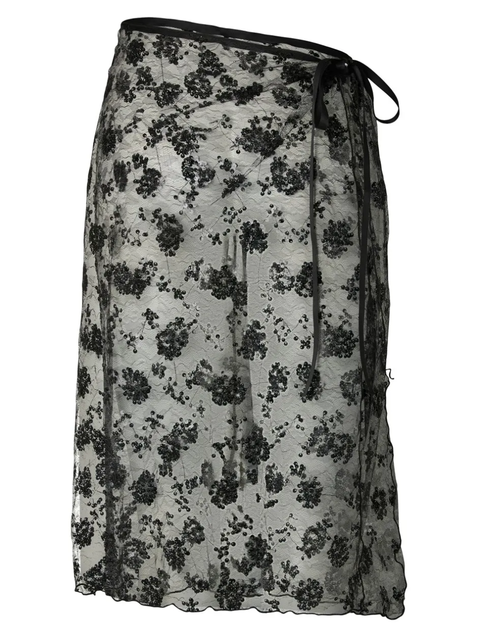 Pieces Natasja Lace Sarong,*Dame Nederdele