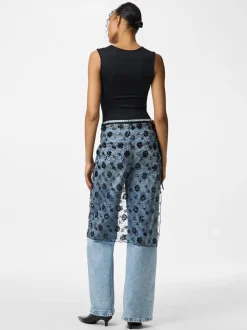 Pieces Natasja Lace Sarong,*Dame Nederdele