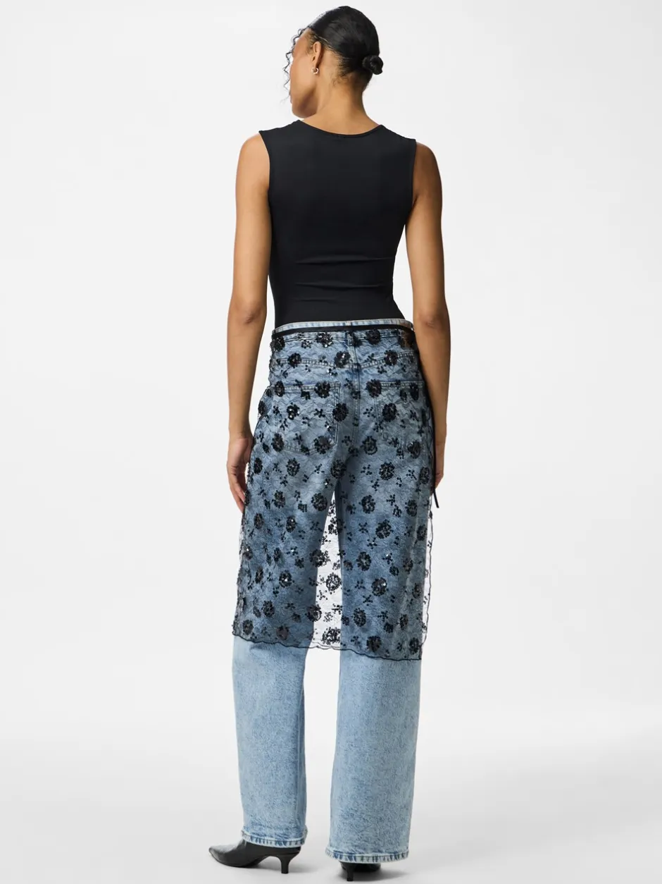 Pieces Natasja Lace Sarong,*Dame Nederdele