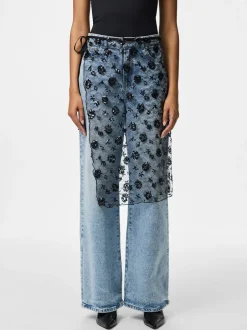 Pieces Natasja Lace Sarong,*Dame Nederdele