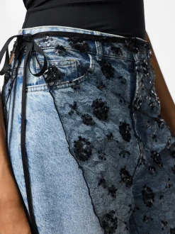 Pieces Natasja Lace Sarong,*Dame Nederdele