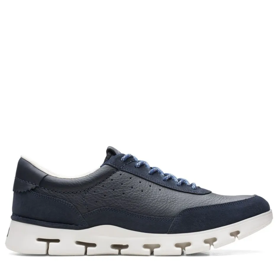 New Clarks Nature X One Sneakers, , 41 Navy Combination