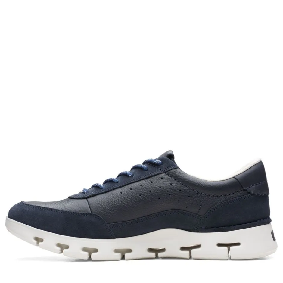 New Clarks Nature X One Sneakers, , 41 Navy Combination