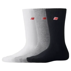 New Balance NB Patch Logo Crew 3-pak Strømper, , S*Dame Strømper