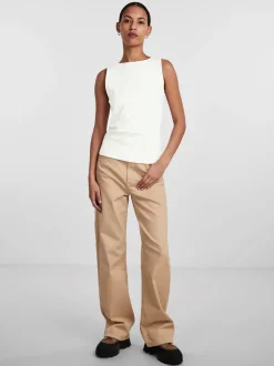 Hot Pieces Neja Top, , S Bright White