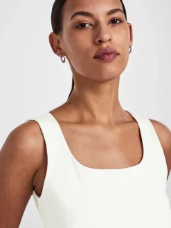 Hot Pieces Neja Top, , S Bright White