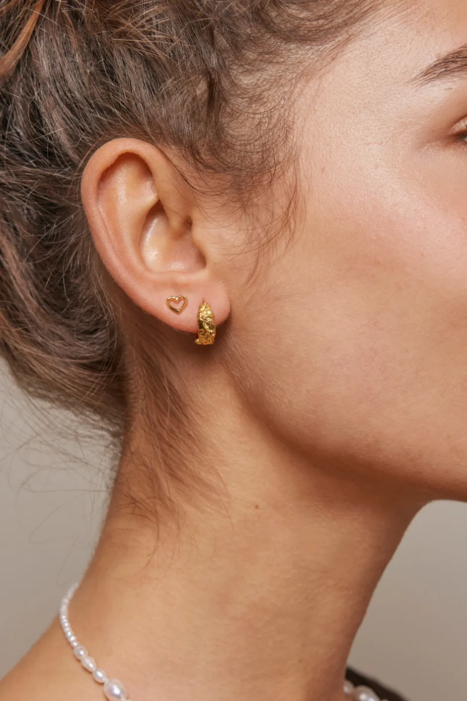 ENAMEL Copenhagen Nela Hoops,*Dame Øreringe
