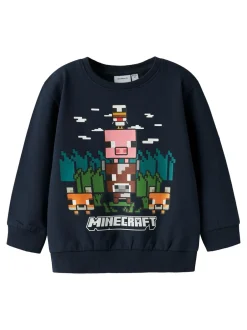 Name It Nell Minecraft Sweatshirt, , 98 cm*Børn Strik & Sweatshirts