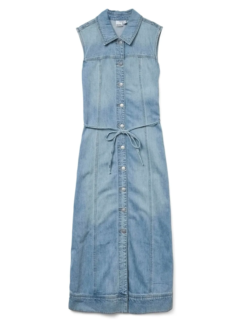 Vero Moda Nenya Denimkjole, , L*Dame Kjoler