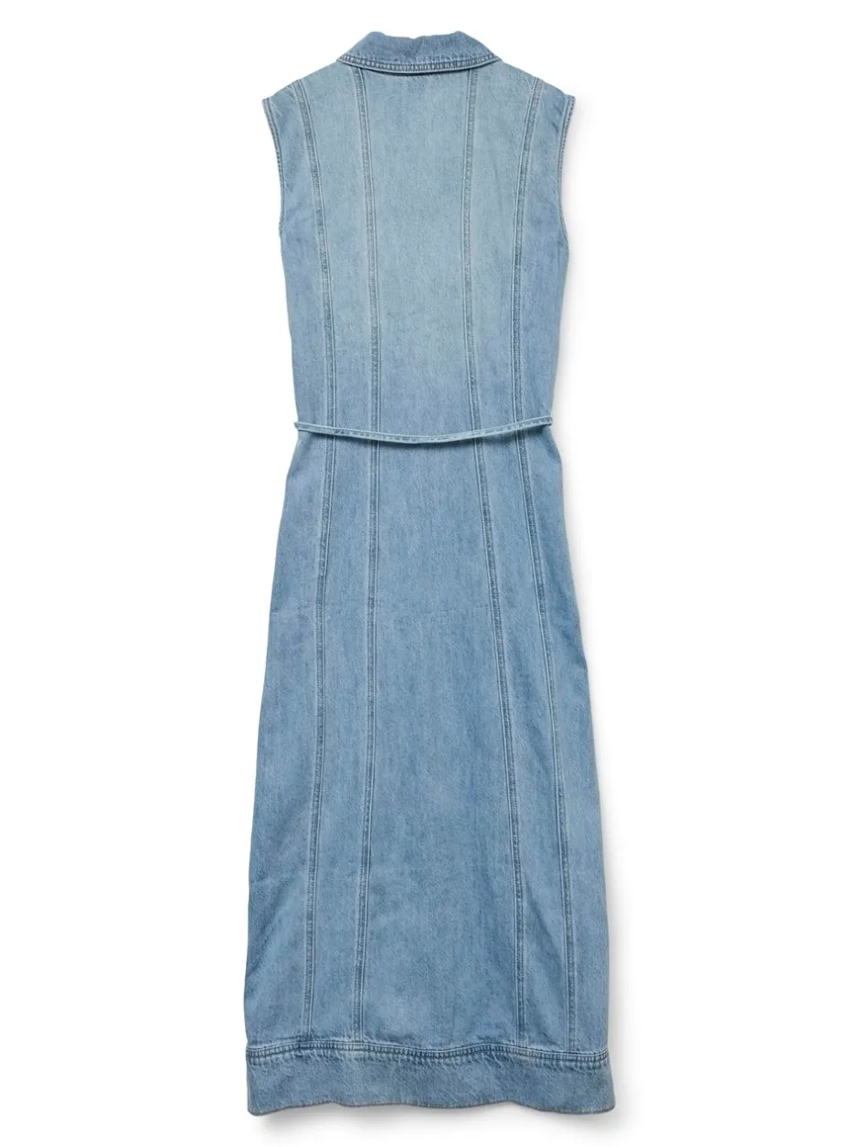Vero Moda Nenya Denimkjole, , L*Dame Kjoler