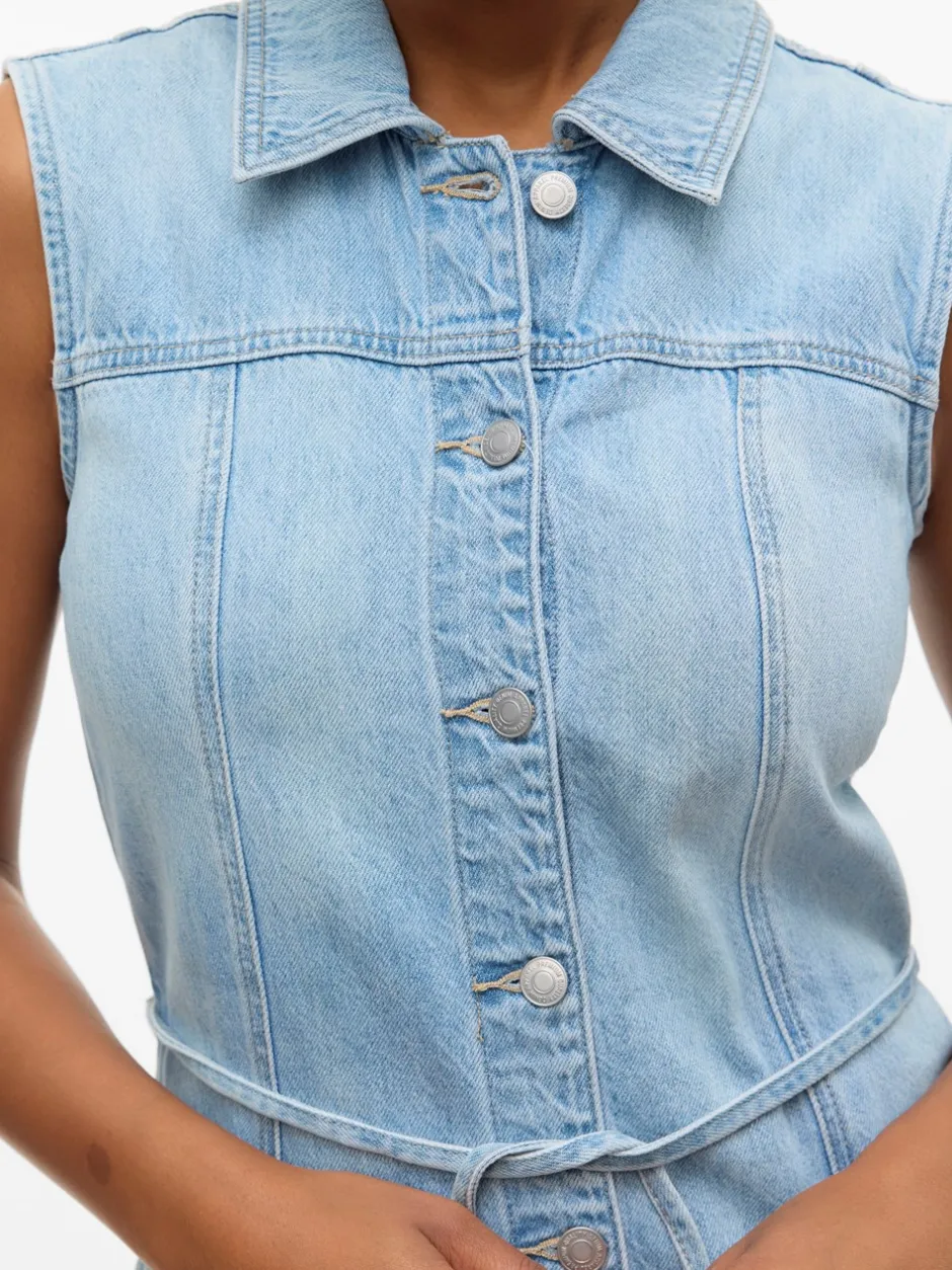 Vero Moda Nenya Denimkjole, , L*Dame Kjoler
