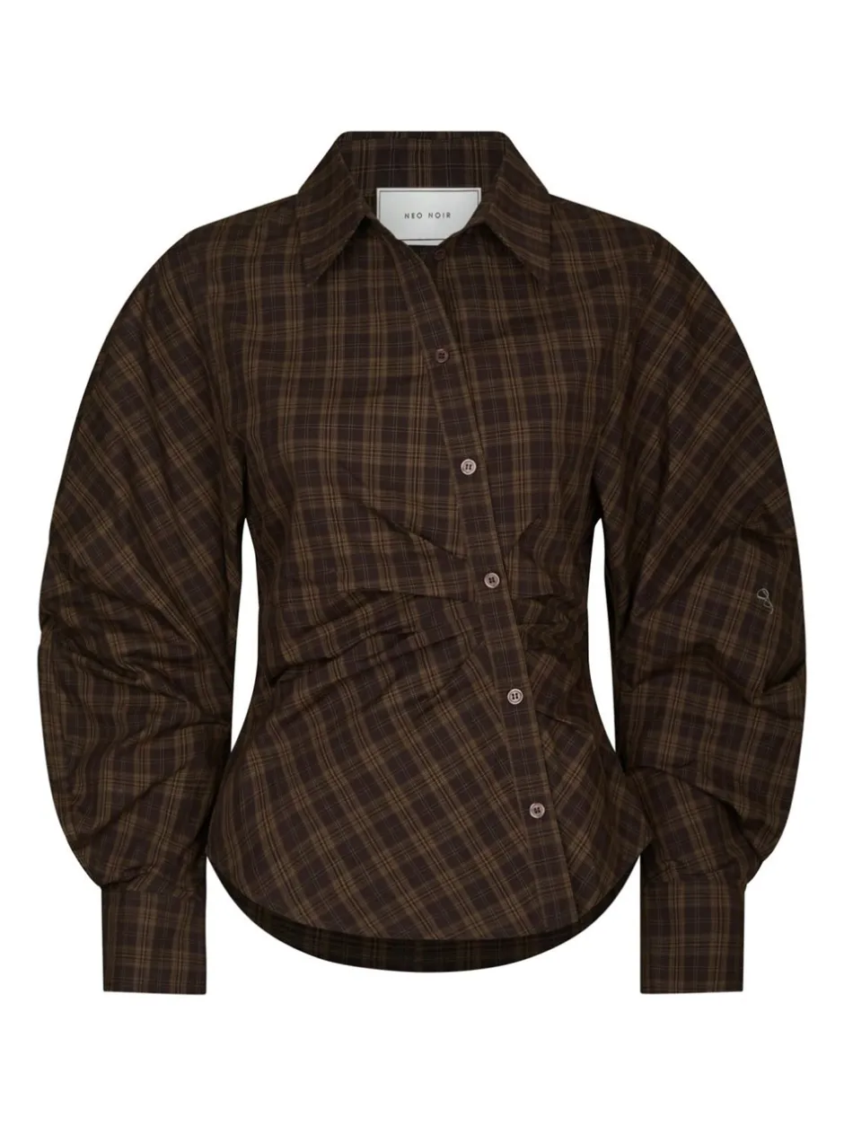 Neo Noir Neoella Check Skjorte, , 38*Dame Bluser & Skjorter