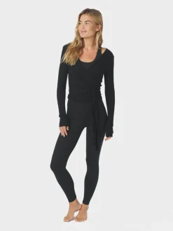 Online Neo Noir Nia Jersey Wrap Bluse, , 36 Black