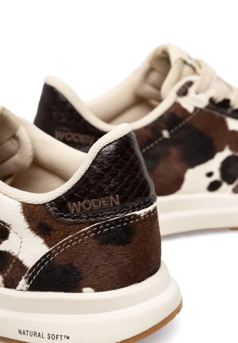 Online Woden Nicoline Animal Sneakers, , 41 Cow