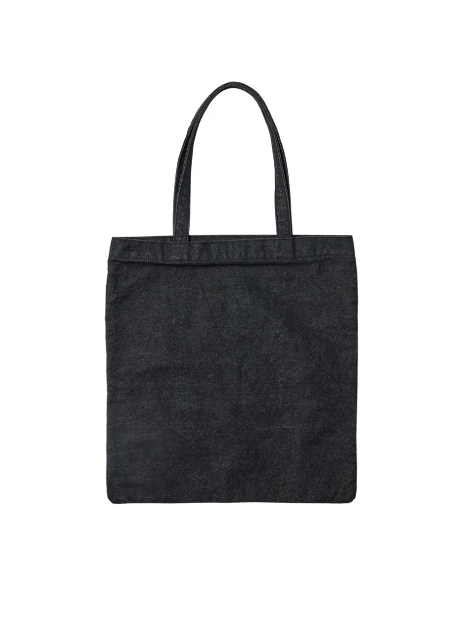 Sale Pieces Nille Denim Mulepose, Dark Grey Denim