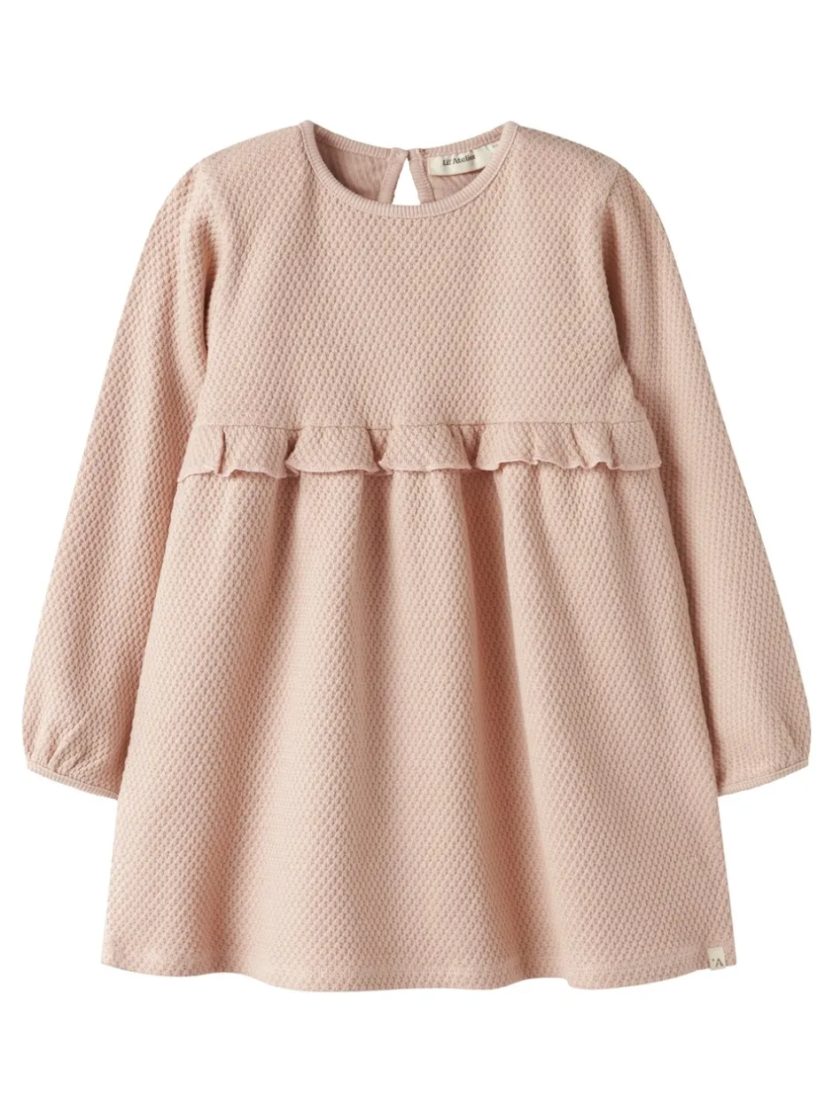 Discount Lil' Atelier Noella Kjole, , 122 cm Cameo Rose
