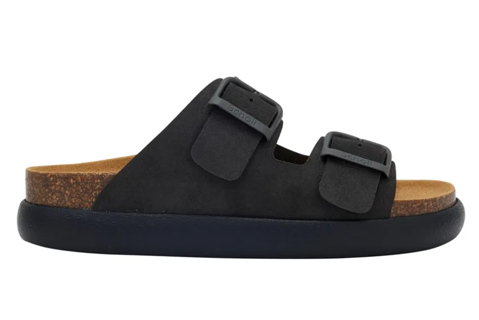 Scholl Noelle Chunky Suede Sandaler, , 40*Dame Sandaler